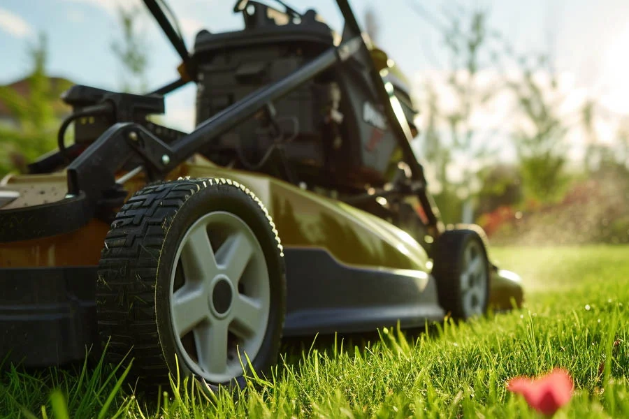 battery operated lawn mower