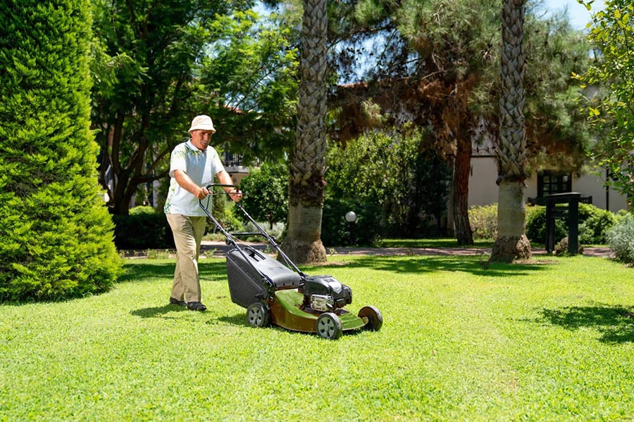 push lawnmowers