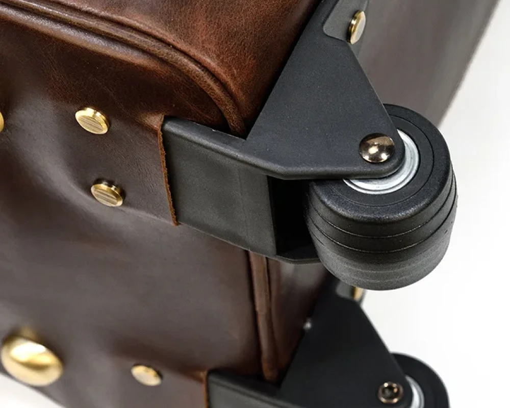 leather garment bag carry on