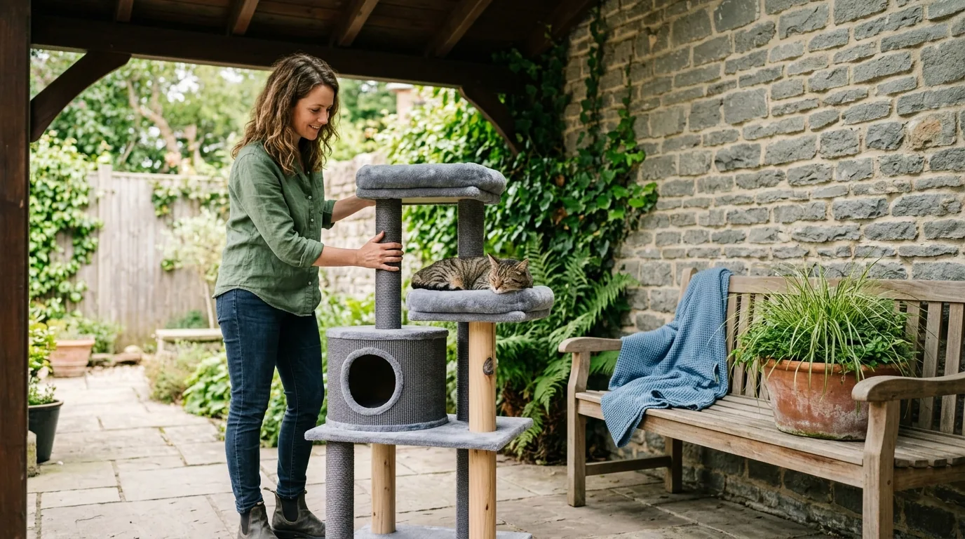 Can You Put a Cat Tower Outside? Safety Guide