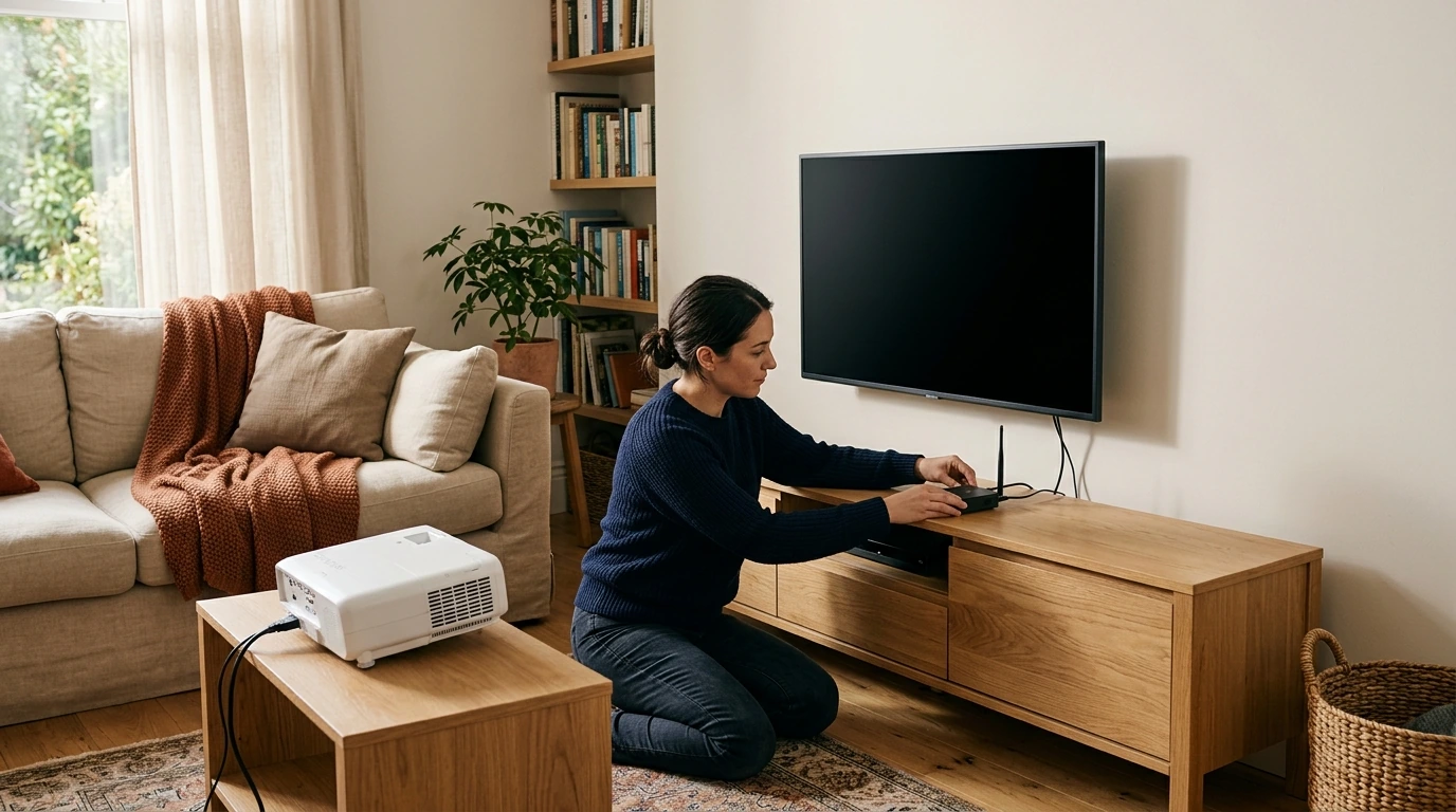 Watch TV on a Projector Wirelessly: 3 Ways