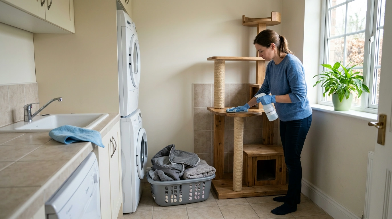 How to Disinfect a Cat Tree After Ringworm