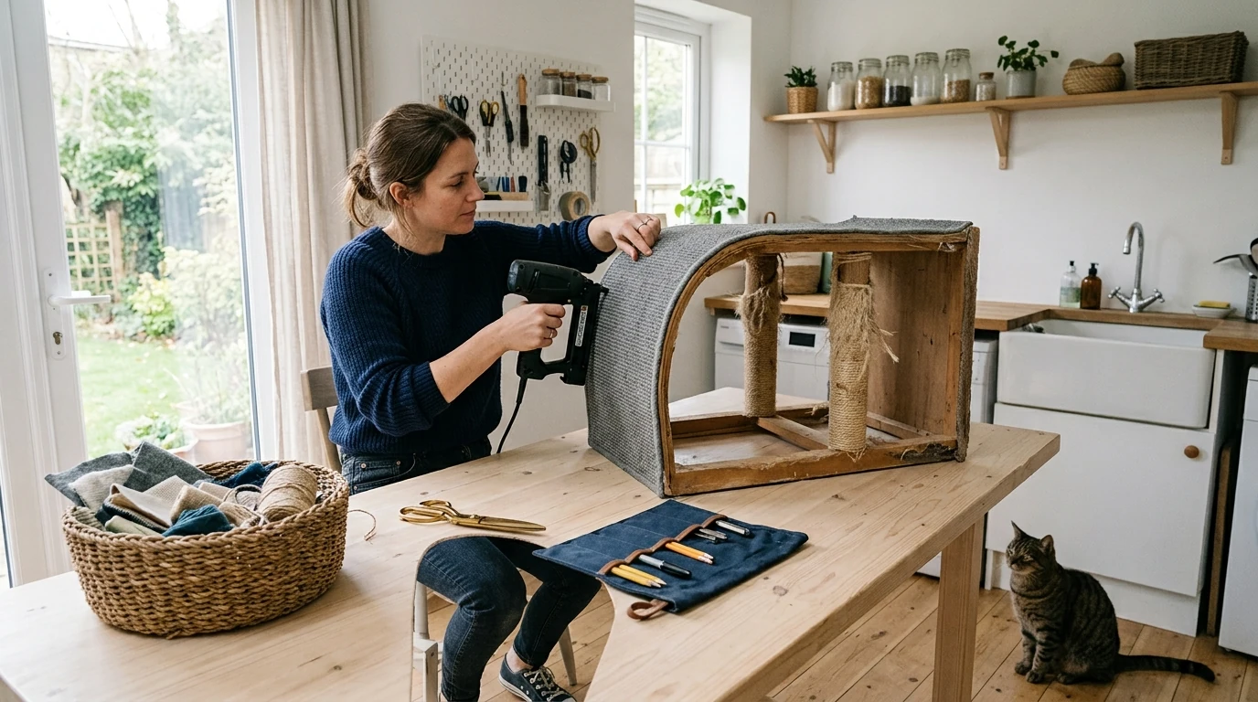 How to Reupholster a Cat Tower: Step-by-Step Guide