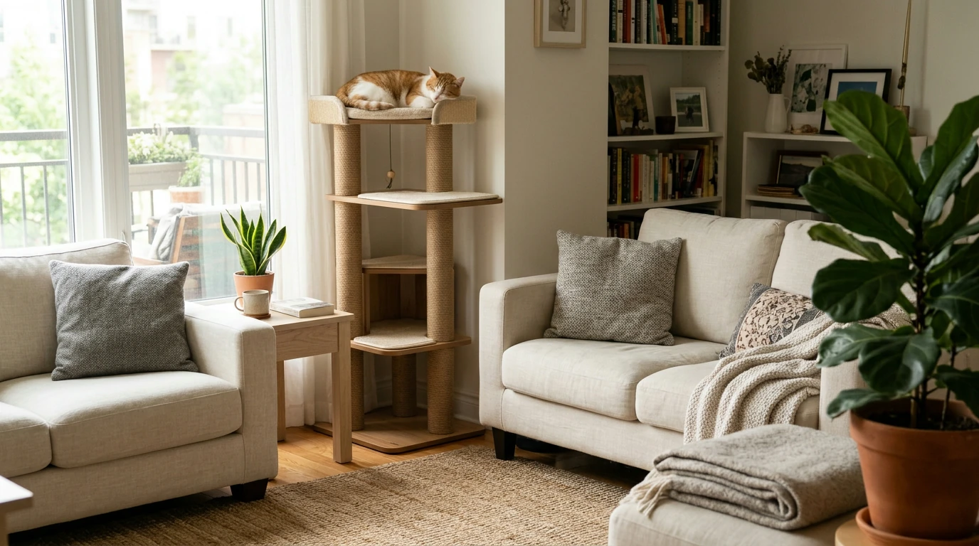 Apartment Cat Trees: Save Space Without Skimping on Comfort