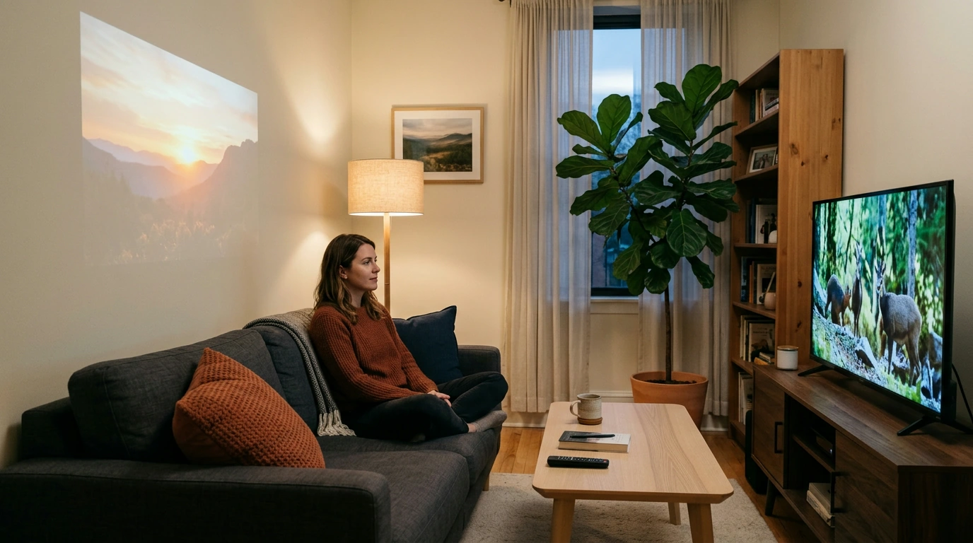 Projector vs. TV: Which Is Easier on Your Eyes?
